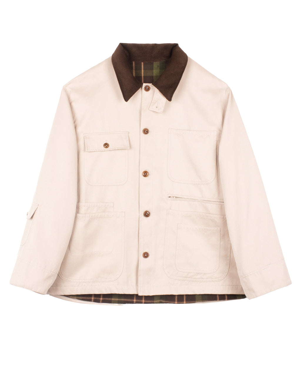 Veste en toile de coton sergé