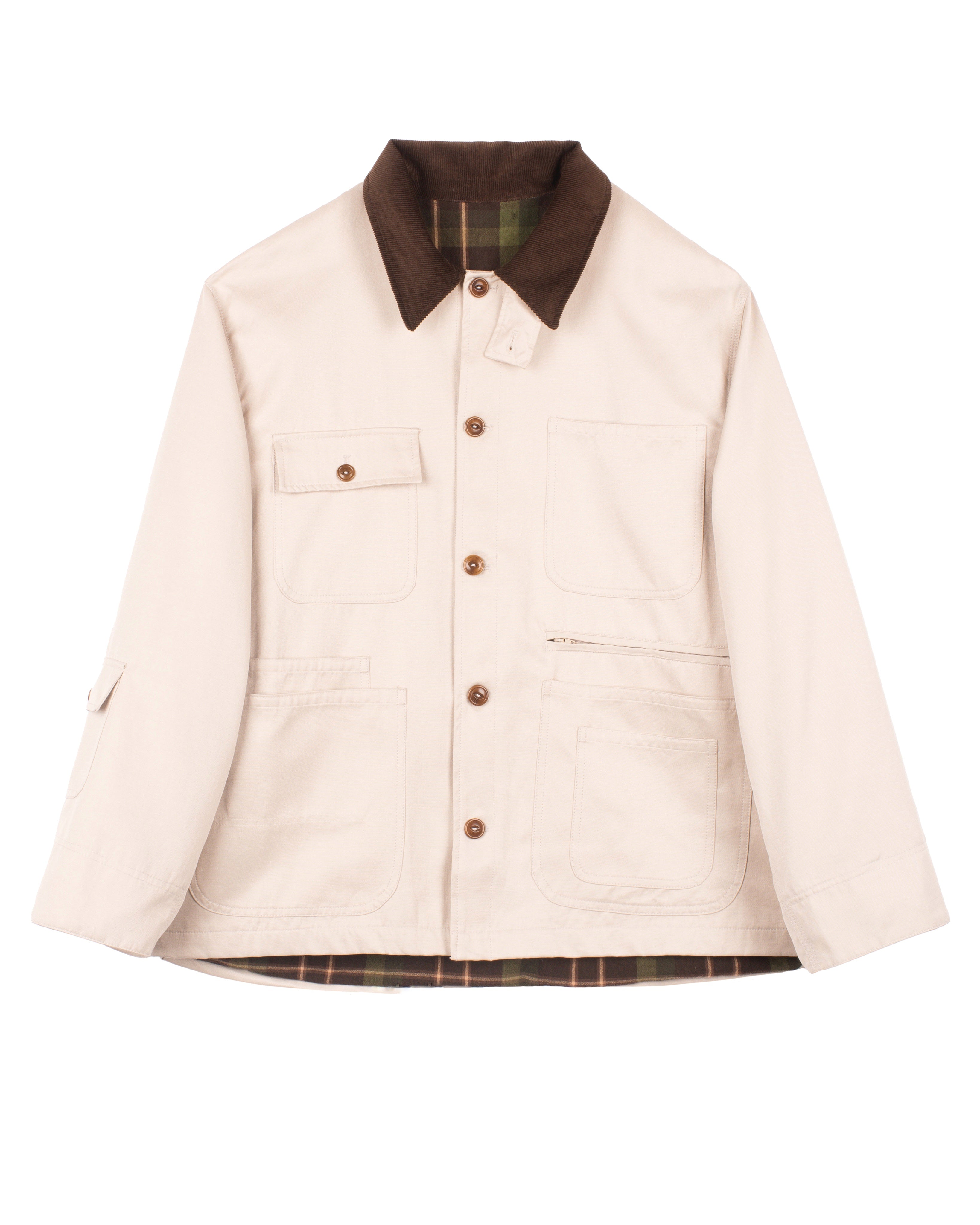Veste en toile de coton sergé