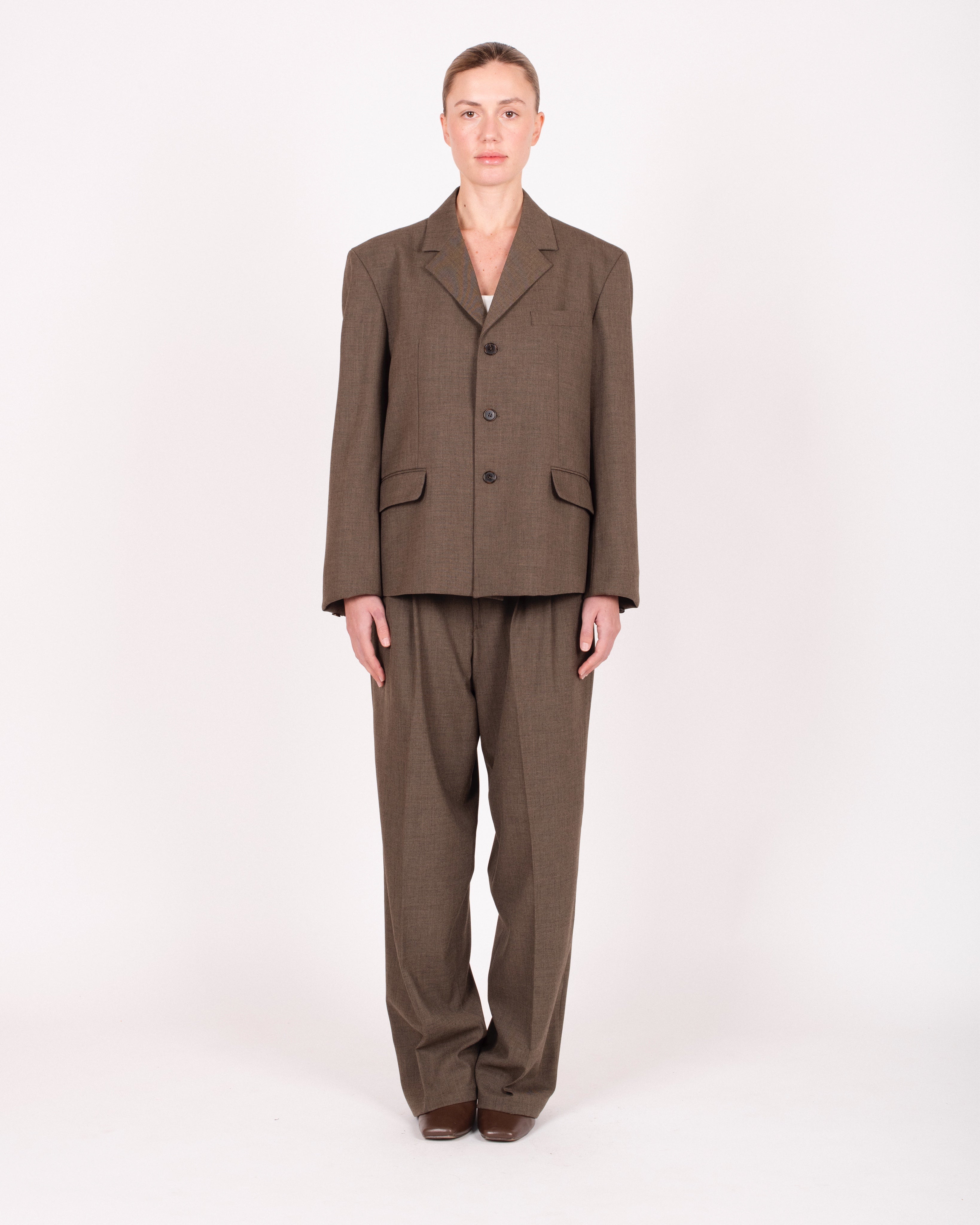 Veste de costume droite