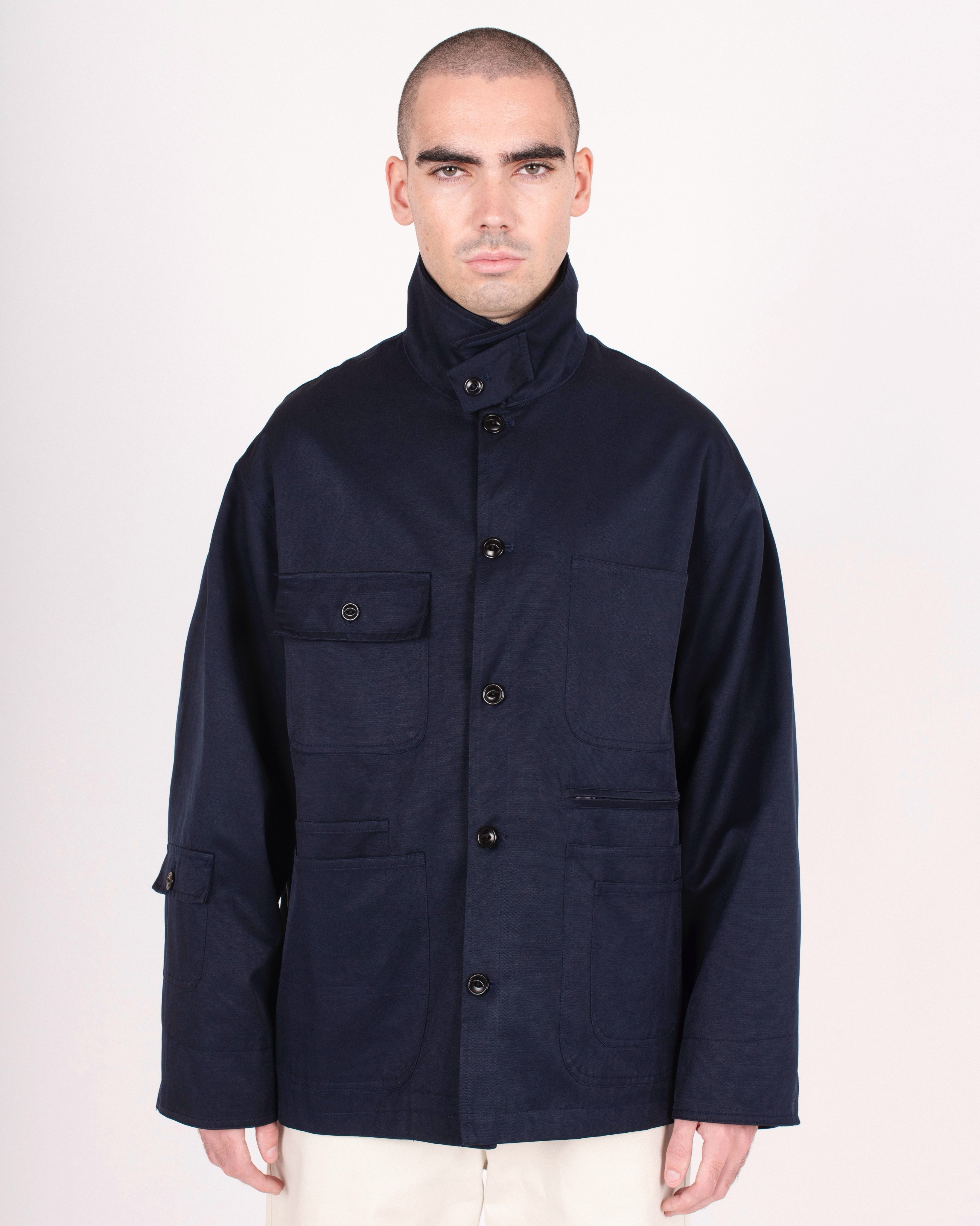 Veste en toile de coton sergé