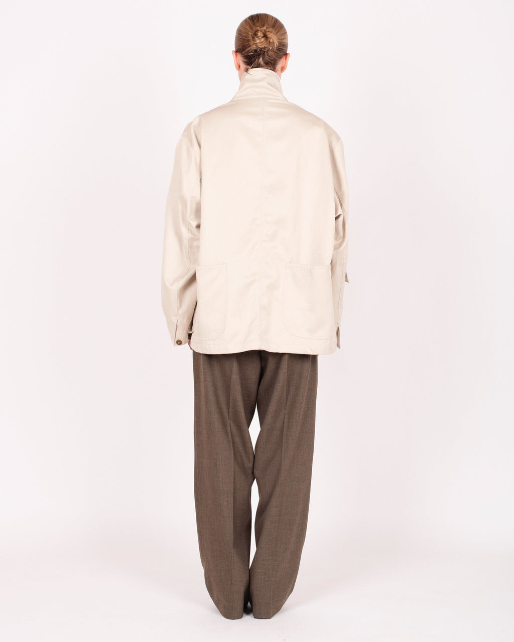 Veste en toile de coton sergé