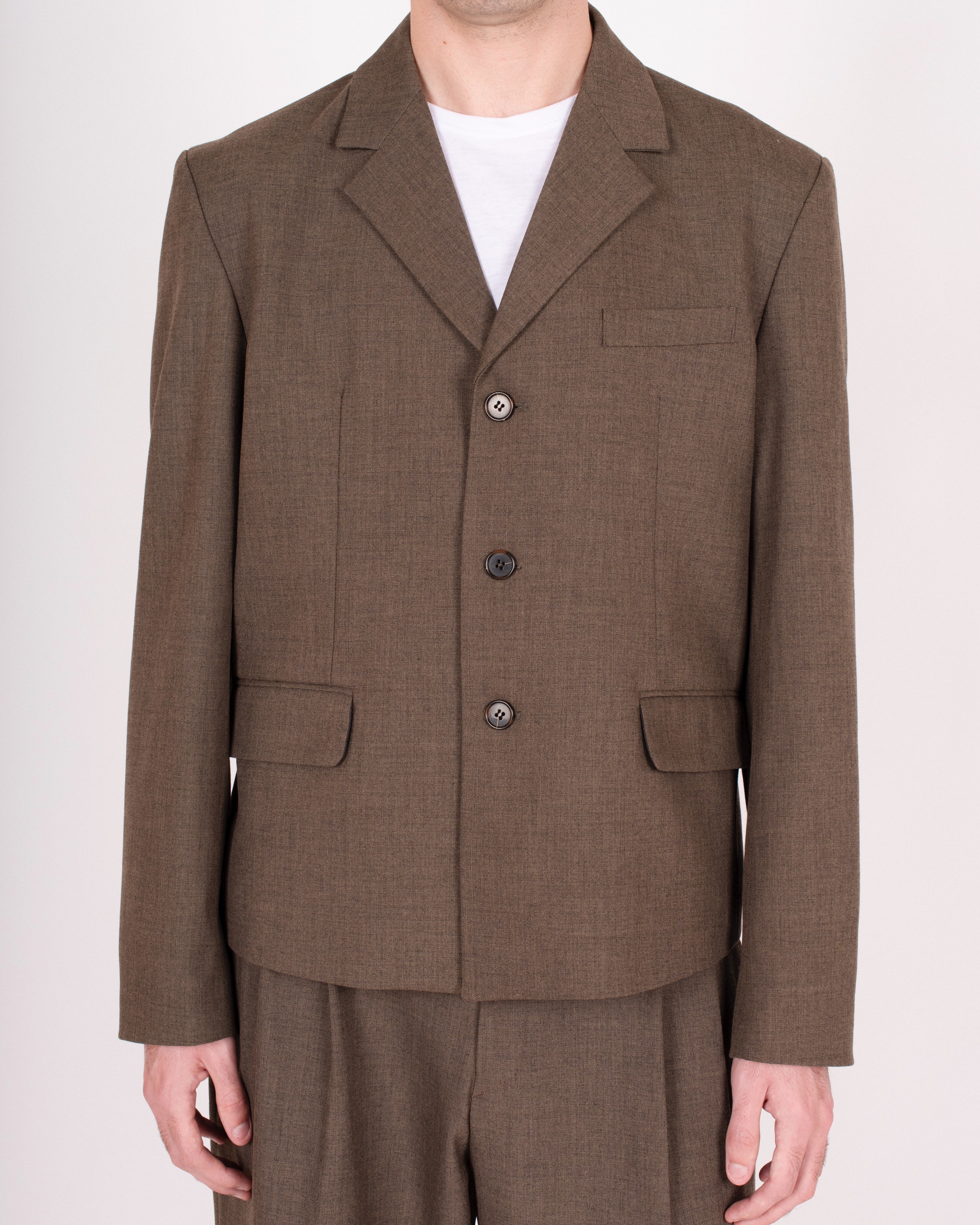 Veste de costume droite