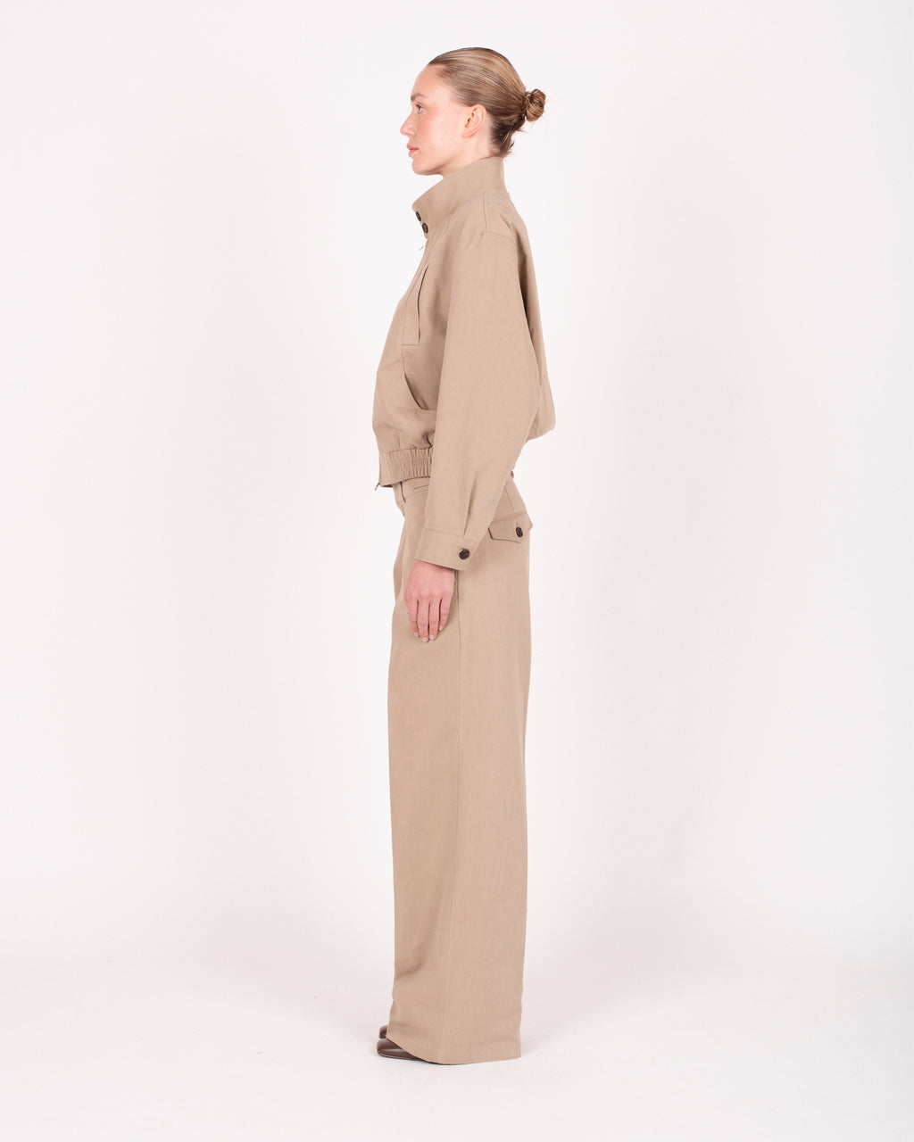 Veste zippée en coton