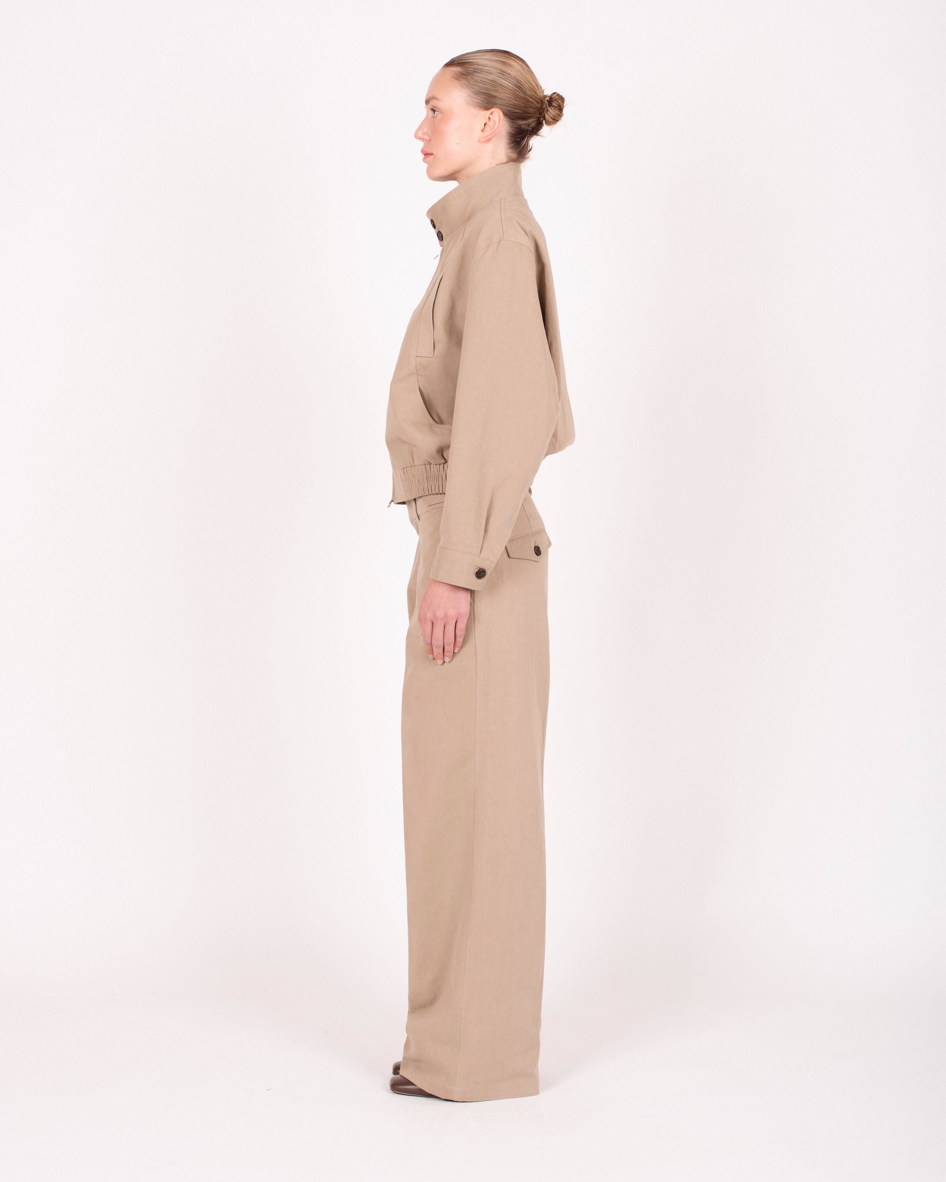 Veste zippée en coton