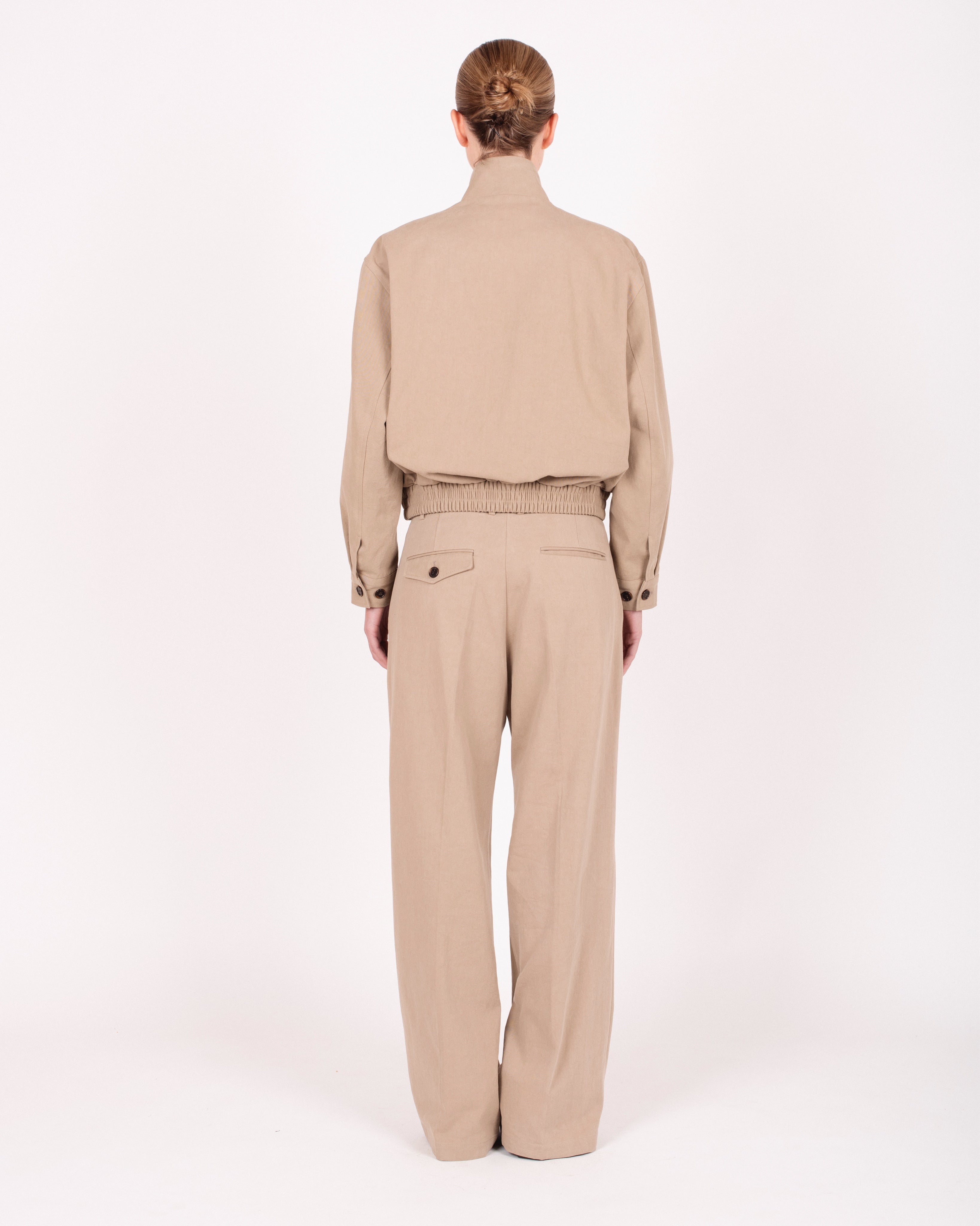 Veste zippée en coton