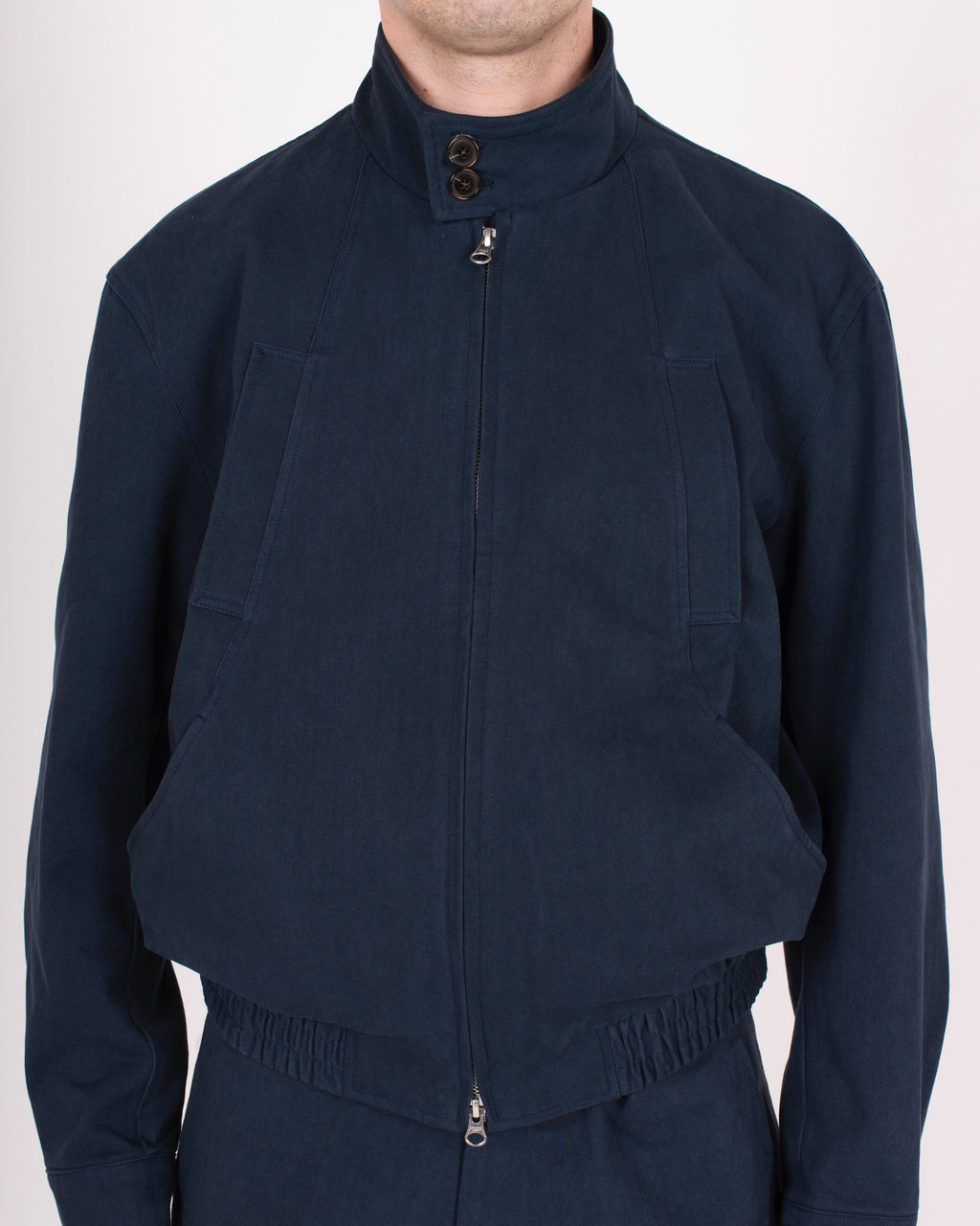 Veste zippée en coton