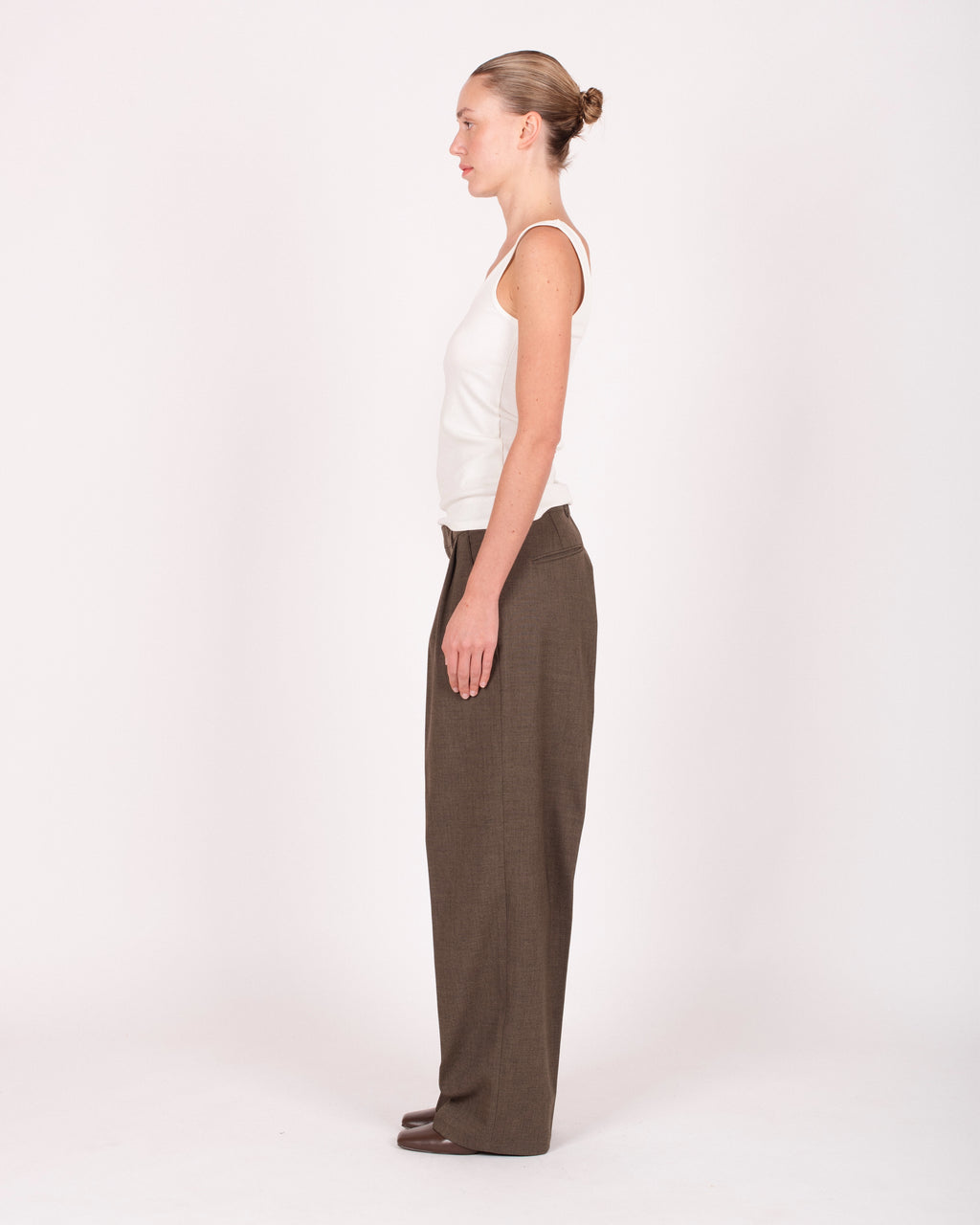 Pantalon de costume droit à pinces