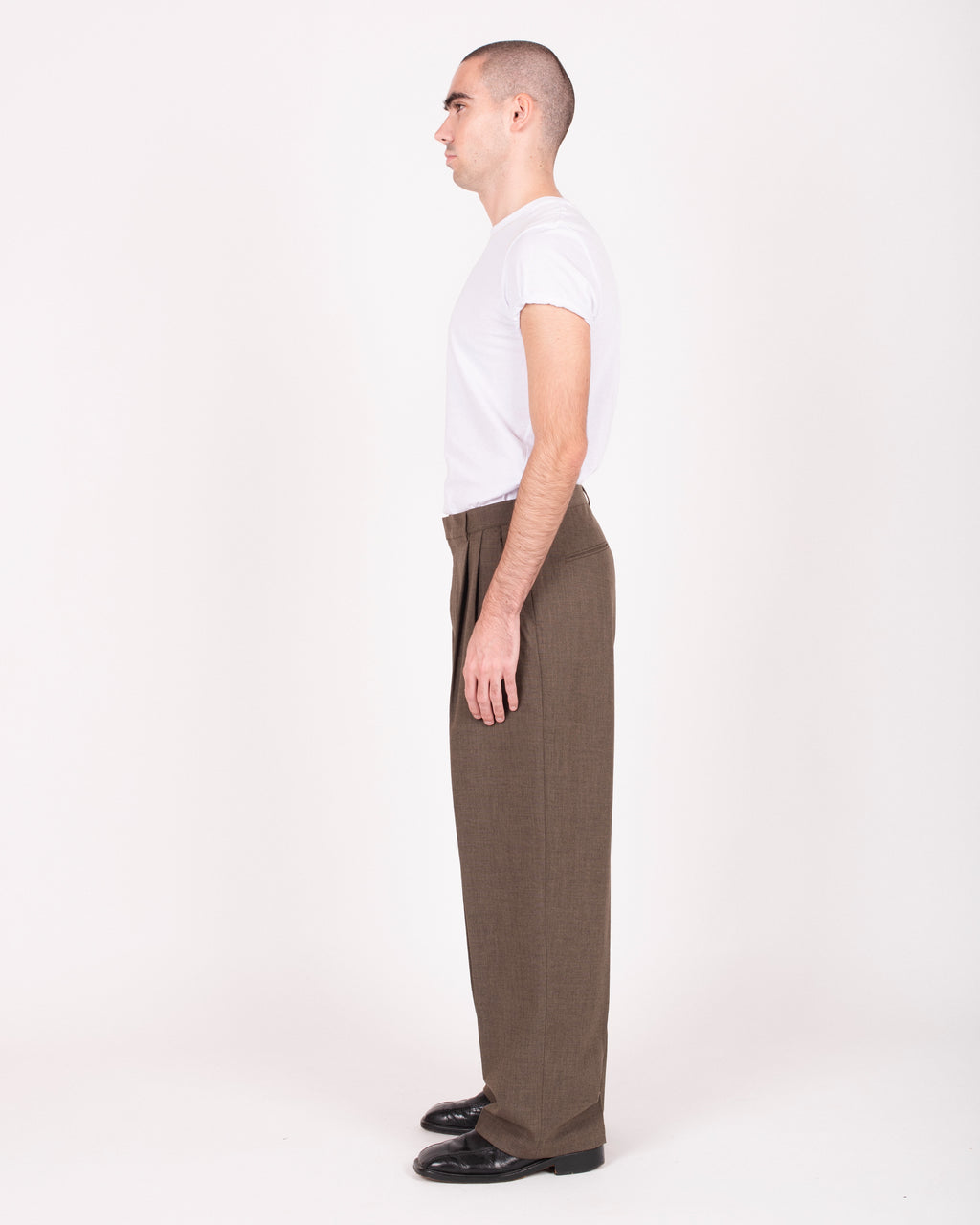 Pantalon de costume droit à pinces