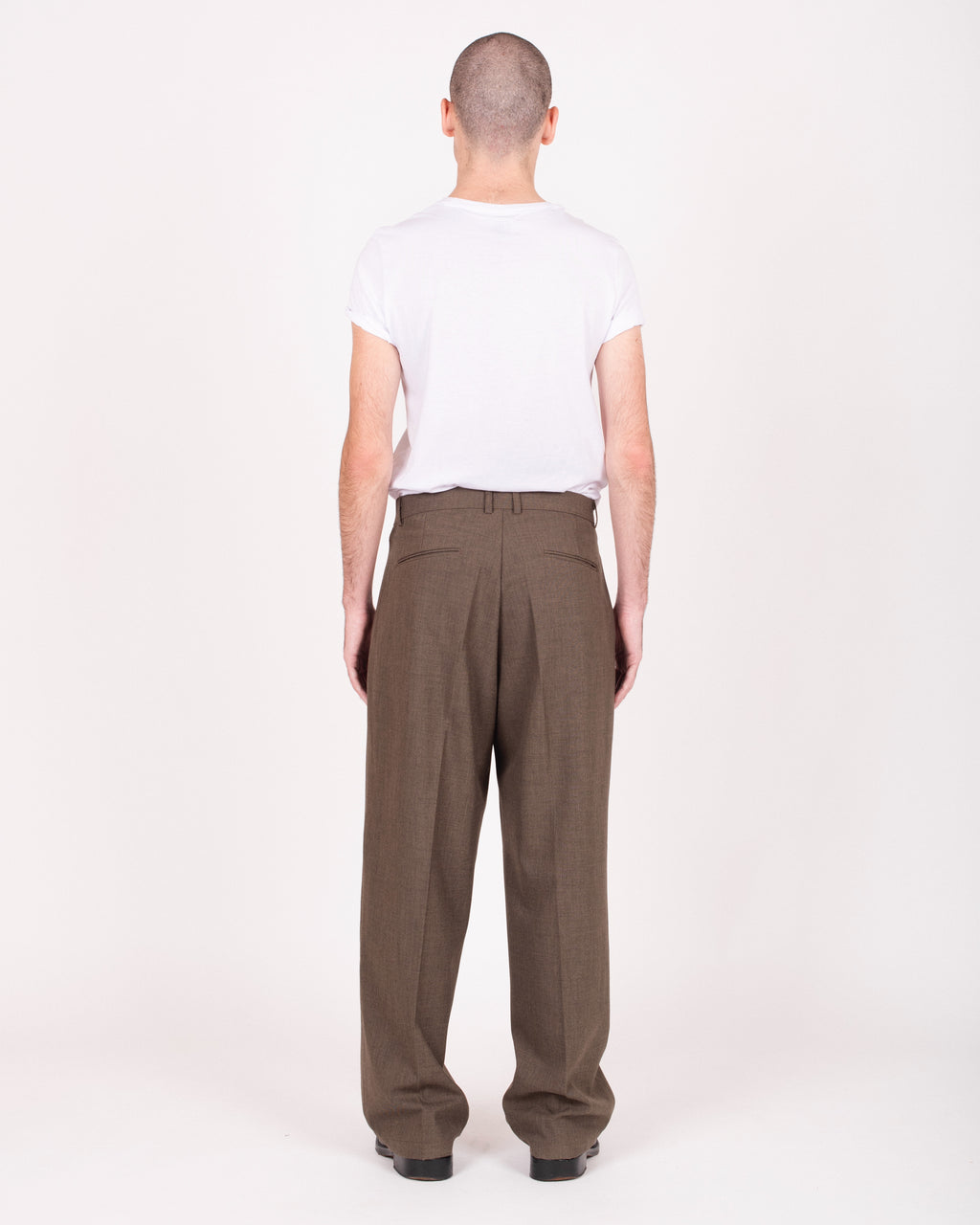 Pantalon de costume droit à pinces