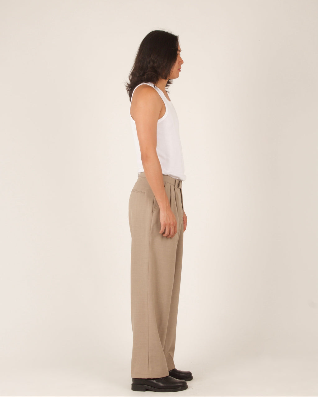 Pantalon de costume droit à pinces